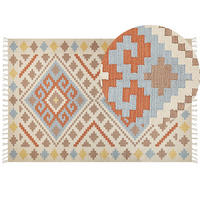 KELIM-TEPPICH Atan 300/200 cm - Multicolor, Textil (200/300cm) - Beliani