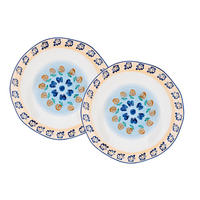SERVIERPLATTEN Napoli Ø30cm - 2er-Set - Zitrusfrucht - Weiß, Keramik (30/2.8/30cm) - Björn