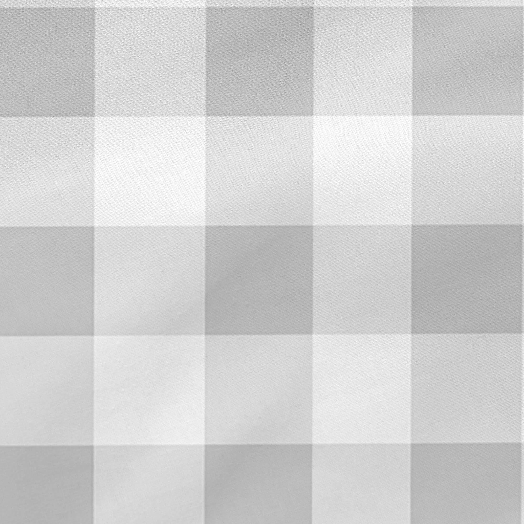 KISSEN vichy 50x50 cm grau - Grau, Textil (50/50cm) - Happy Friday