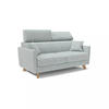 SCHLAFSOFA Francy - Hellgrün, Metall (160/92/97cm) - Divani.store