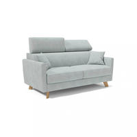 SCHLAFSOFA Francy - Hellgrün, Metall (160/92/97cm) - Divani.store