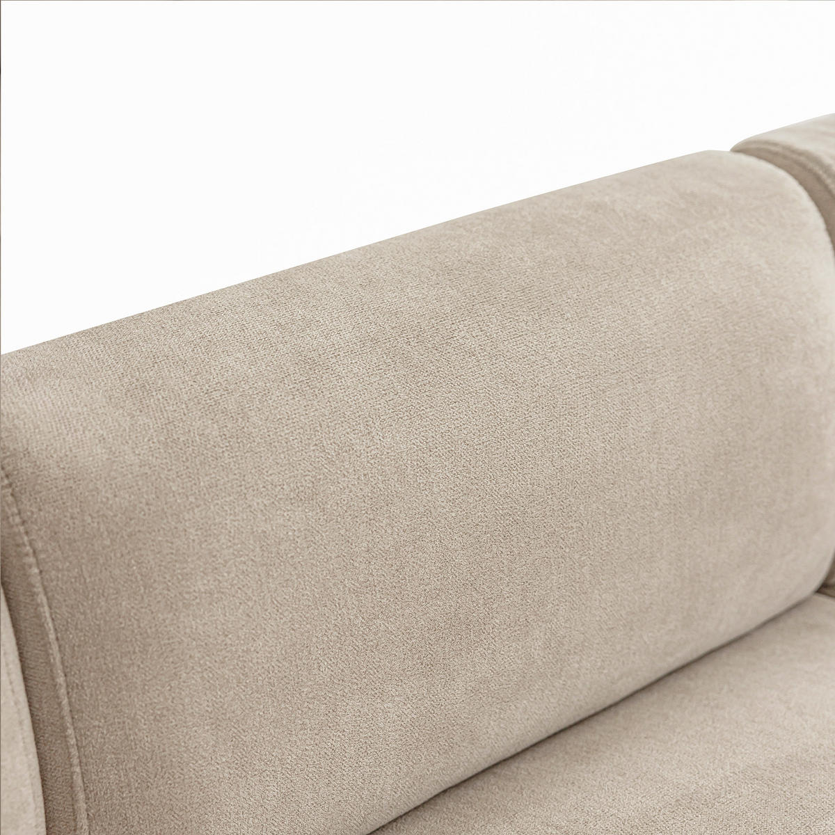 SOFA 3-Sitzer 211/67/71 cm Beige - Beige, Textil (67/71/211cm)