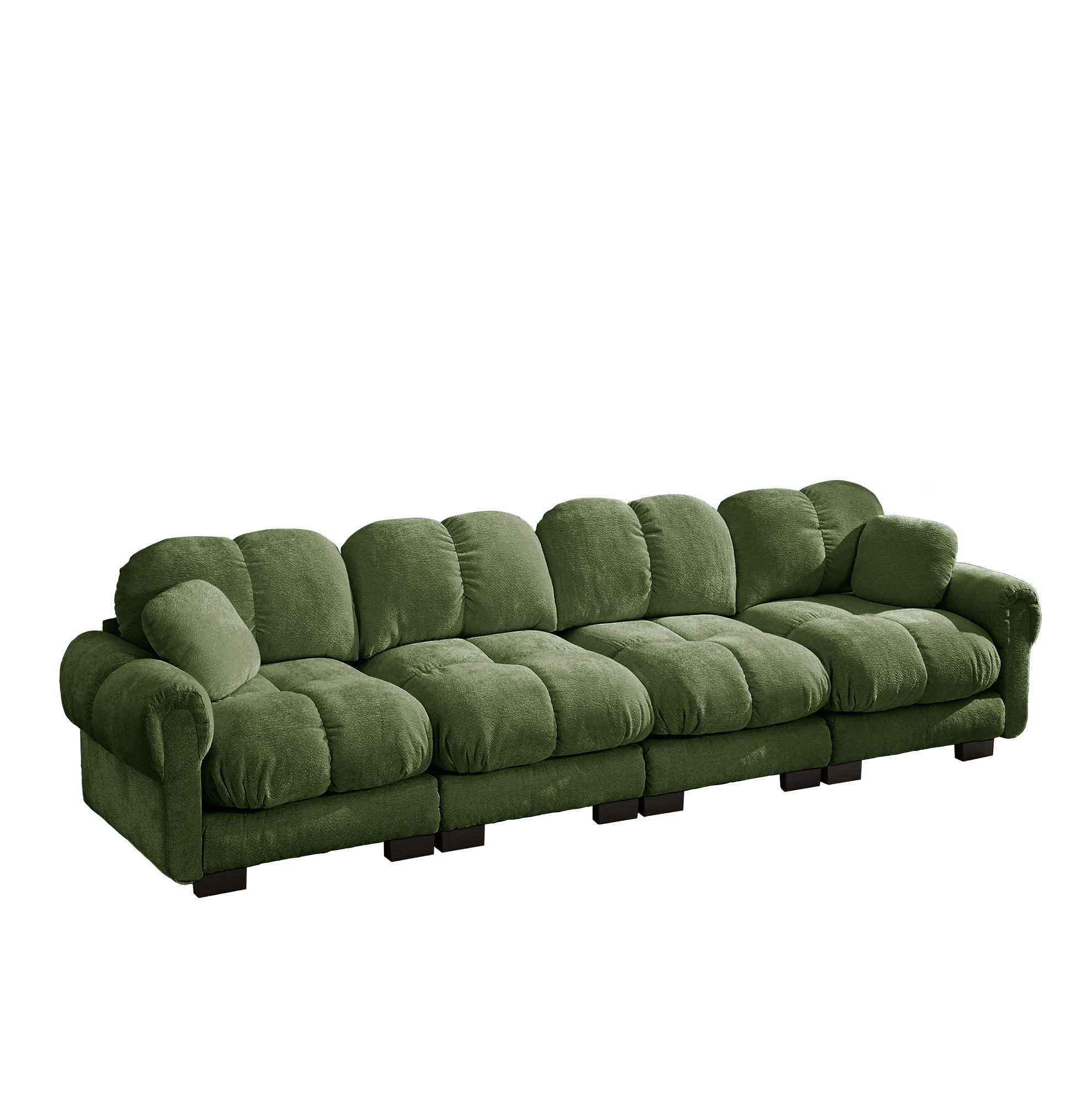 Meubliv Sofa Grün 86x90x330 cm