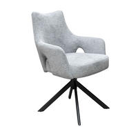 ESSZIMMERSTUHL Merlin, Webstoff, Grau - Grau, Textil (61/87/58cm) - dasmöbelwerk