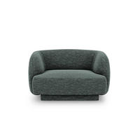 SESSEL Miley aus Chenille-Stoff petrol - Petrol, Textil (90/70/103cm) - Micadoni