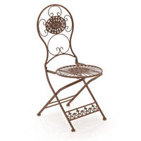 GARTENSTUHL Moni antik braun - Braun, Metall (43/50/91.5cm) - TPFGarden