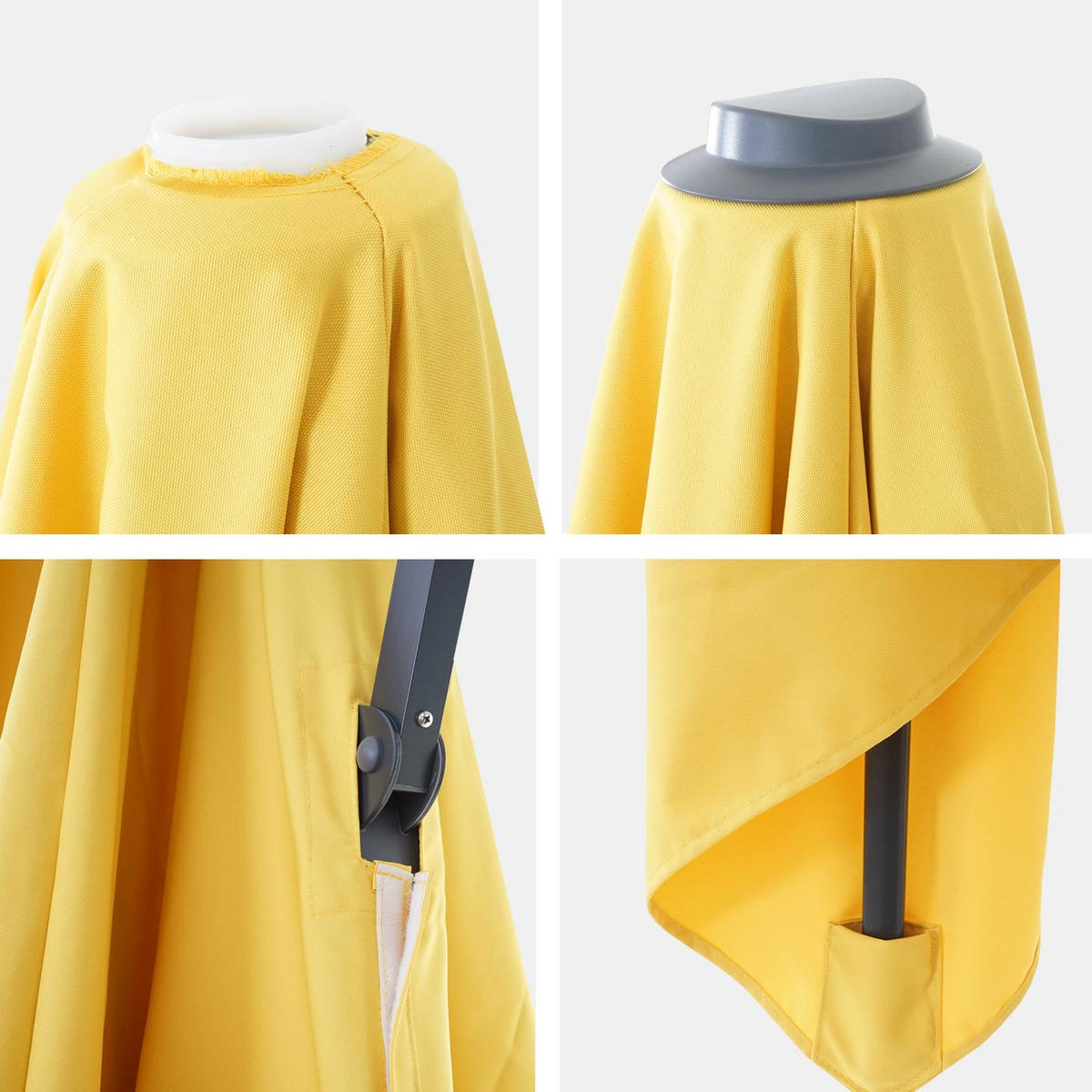 ERSATZ-BEZUG FÜR SCHIRM Gelb - Gelb, Textil (335/335cm) - MCW