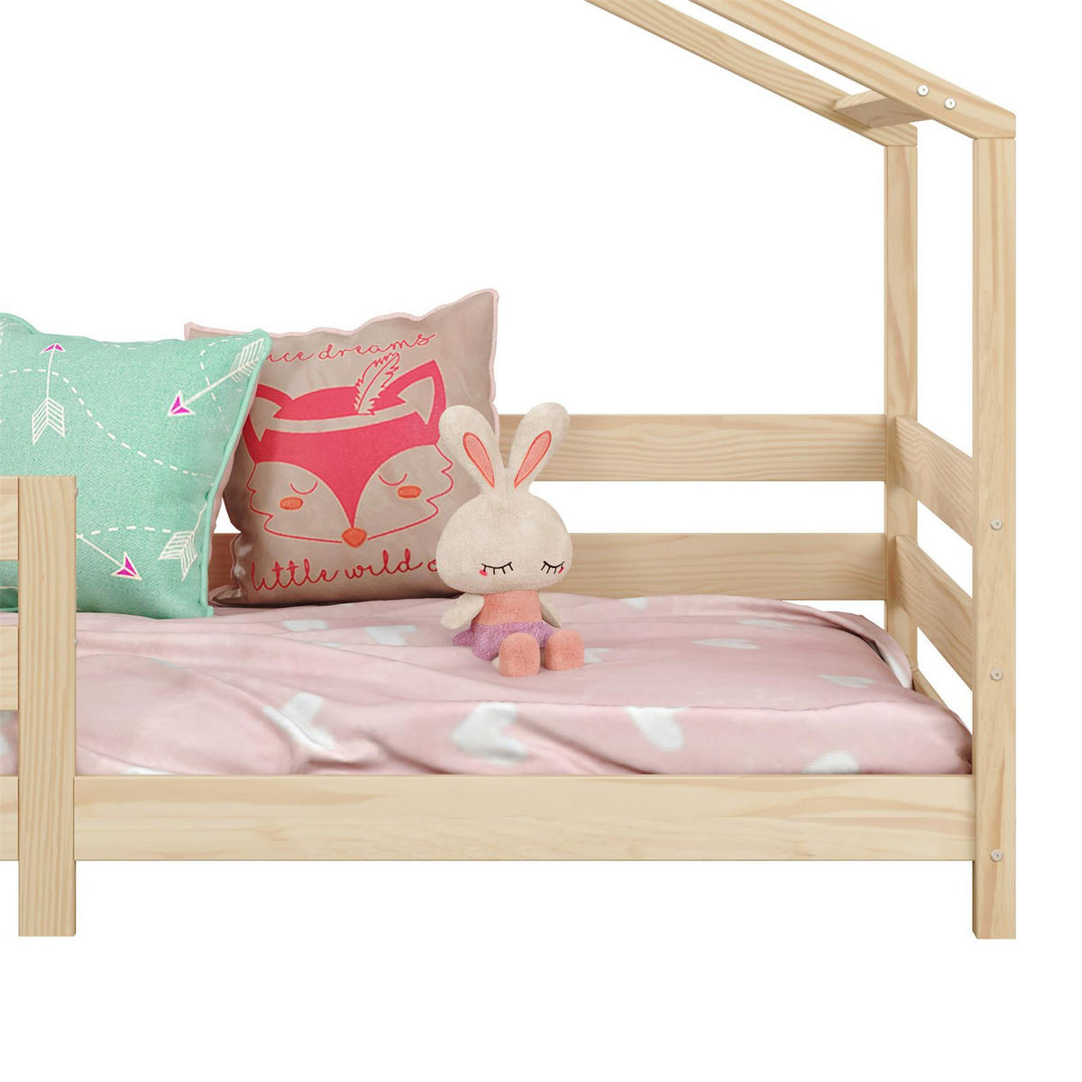 HAUSBETT RENA 90X200 CM - Naturfarben, Holz (96/138/206cm) - IDIMEX