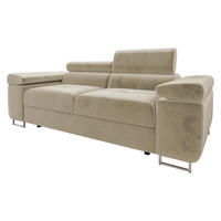 SOFA Torezio 2 - Beige, Holz/Textil (198/90/102cm) - MIRJAN24