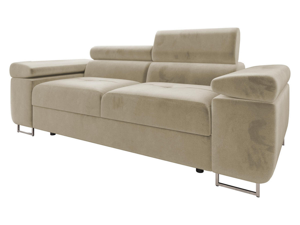 SOFA Torezio 2 - Beige, Holz/Textil (198/90/102cm) - MIRJAN24