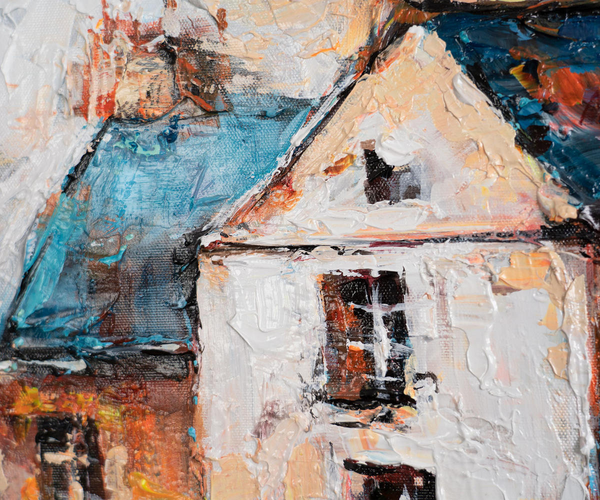 GEMÄLDE Die Gemütlichkeit von Paris Schattenfugenrahmen Grau 100x50 cm - Grau, Holz (100/50cm) - YS-art gallery