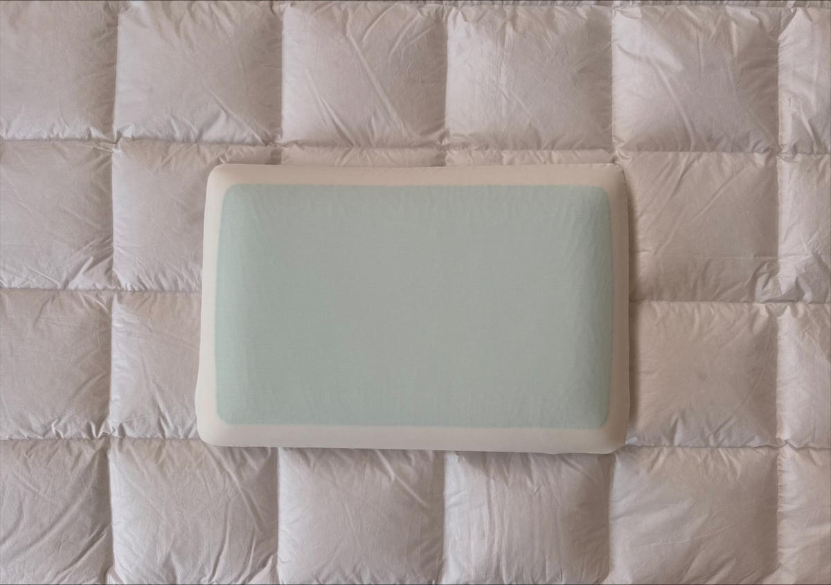 KISSEN Memory-Gel-Schaum 40x60x12cm - Weiß, Textil (60/40cm) - OBB