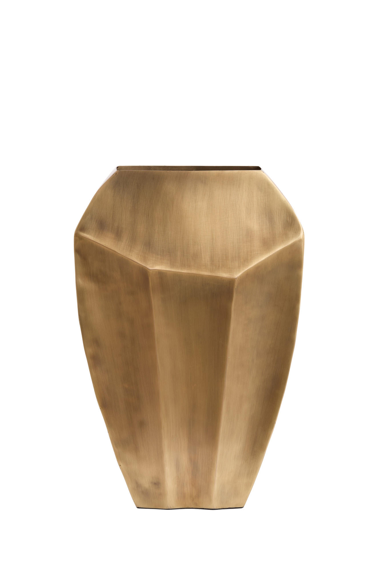 VASE Cordoba Bronze 30/13/45 cm - Bronzefarben, Metall (45cm) - Light & Living