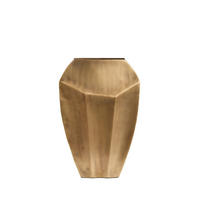 VASE Cordoba Bronze 30/13/45 cm - Bronzefarben, Metall (45cm) - Light & Living