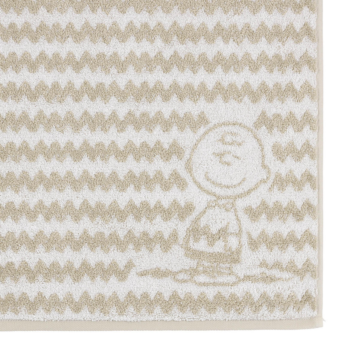 DUSCHTUCH PEANUTS CHARLIE BROWN TIBET - 0002 - Beige, Textil (67/140cm) - Vossen