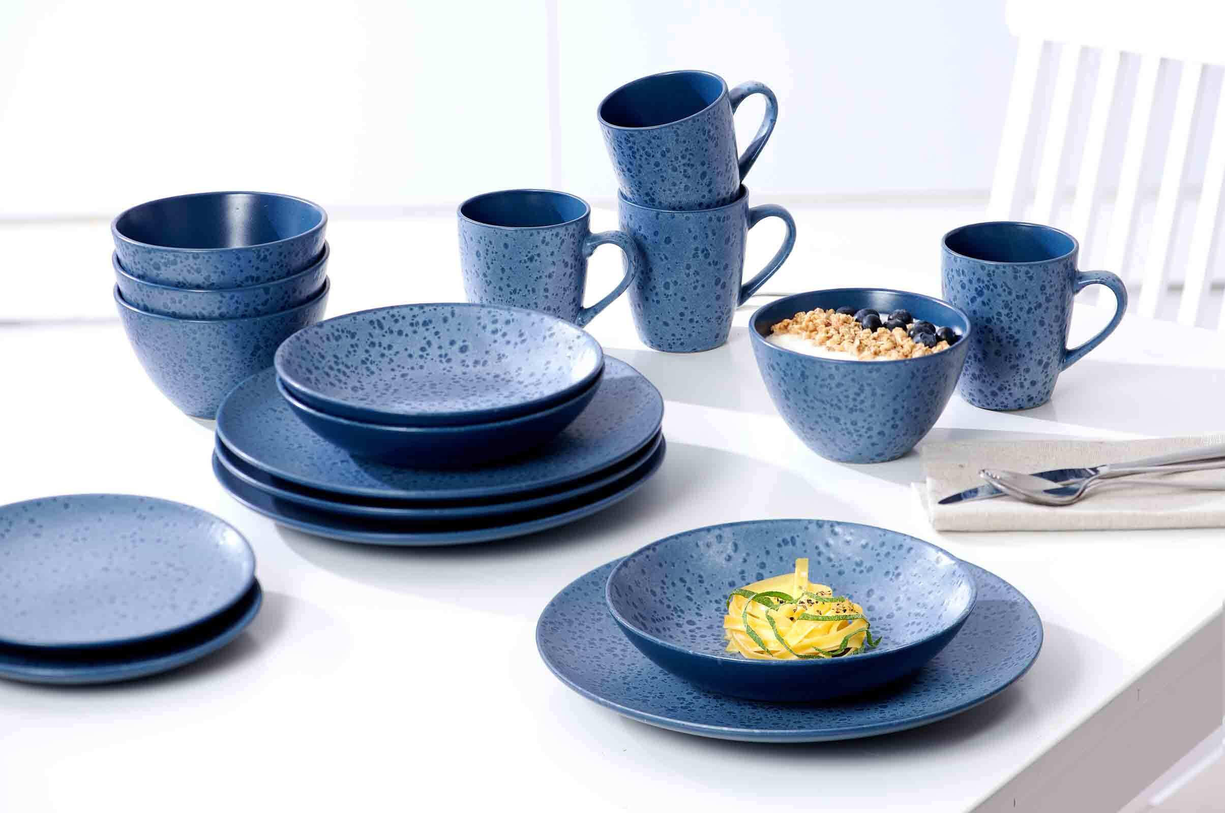 SUPPENSCHALE Kitwe Blau ø 20 cm 6er Set - Blau, Keramik (20cm) - Ritzenhoff Breker