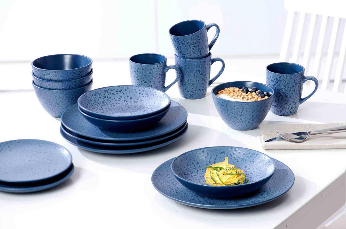 SUPPENSCHALE Kitwe Blau ø 20 cm 6er Set - Blau, Keramik (20cm) - Ritzenhoff Breker