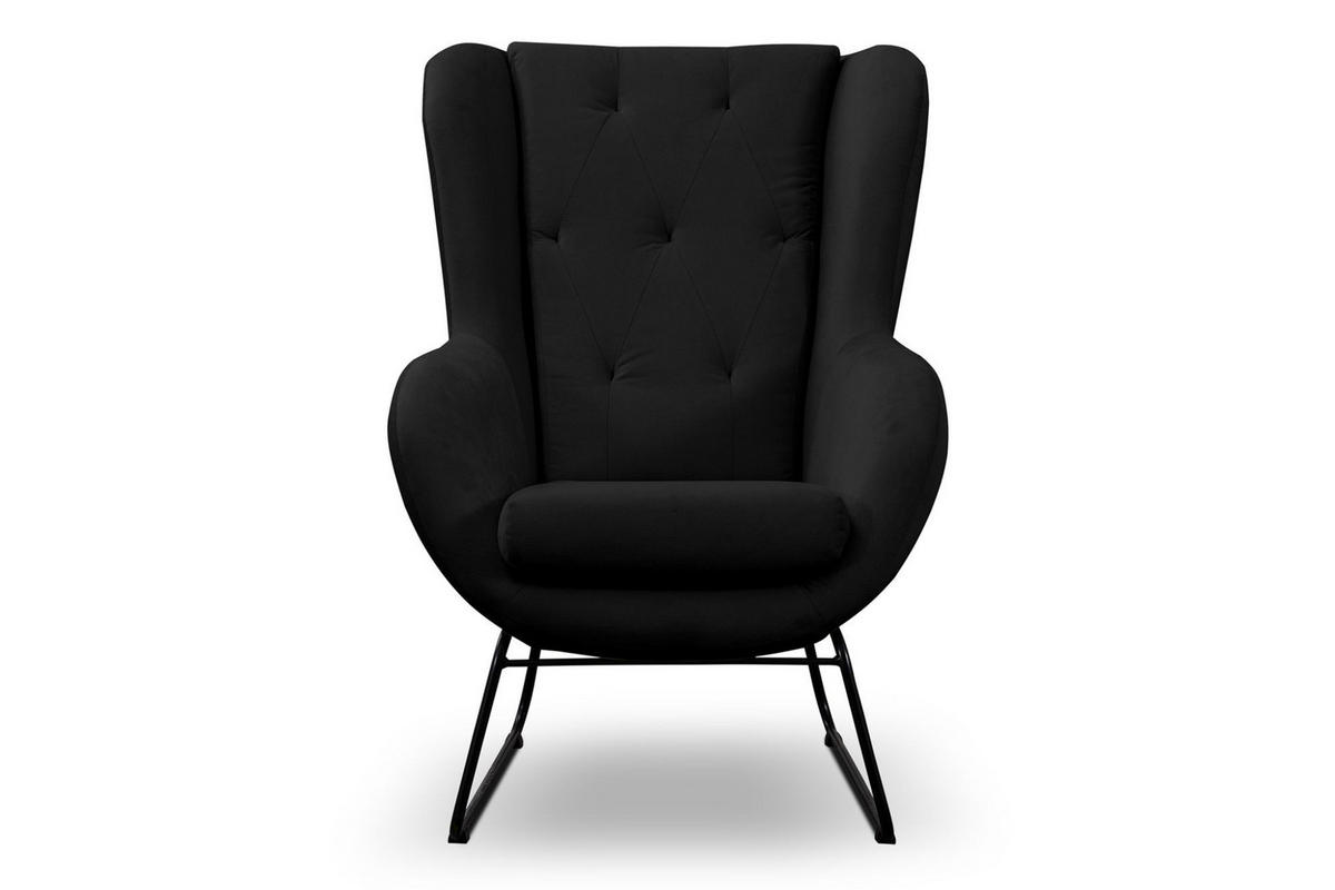 SESSEL Artemis In Kronos - Schwarz, Holzwerkstoff/Textil (80/105/100cm) - Fun Möbel