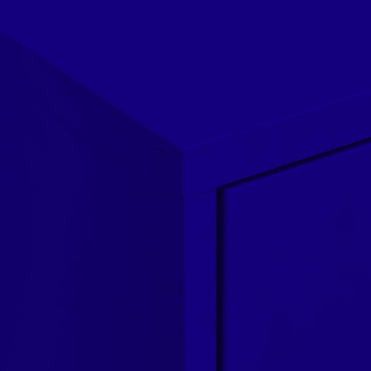 METALLSCHRANK Kevi Metall Marineblau 80x35x101,5 cm Stahl - Blau, Metall (80/101.5/35cm) - DELUKE