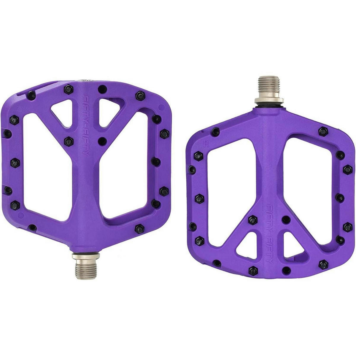 FAHRRADPEDALE Nylon Composite Violett - Violett, Kunststoff (10.4/1.5/10.6cm)