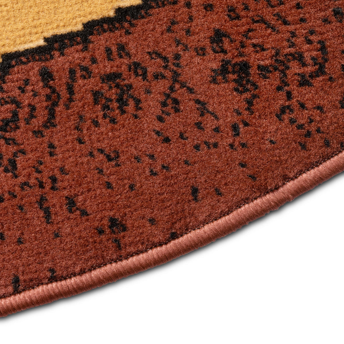 TEPPICH ATLAS oval braun beige abstrakt 80/150 cm - Beige/Braun, Textil (80/150cm) - Tapiso