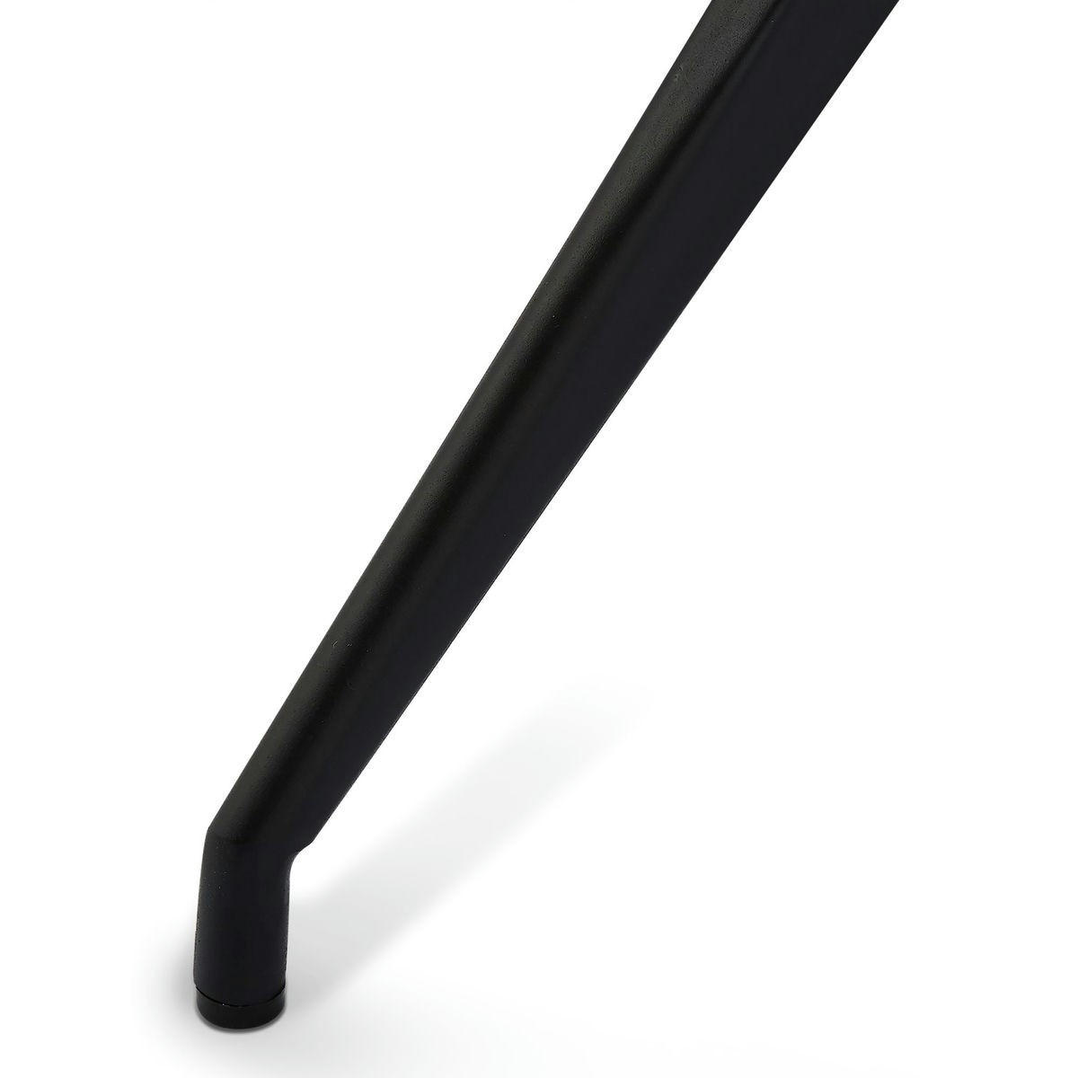 STUHL-SET 2 Stück in Kunstleder - Schwarz, Textil/Metall (48/85/57cm) - Furnhouse