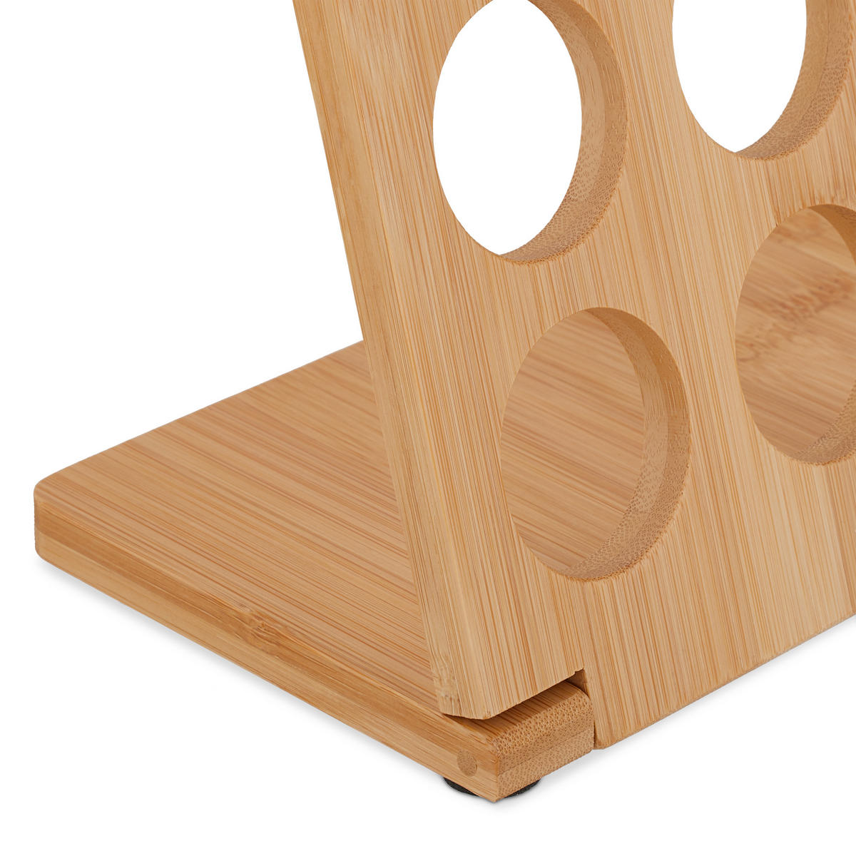 KAPSELHALTER - Hellbraun, Holz (3.9/27cm) - Relaxdays