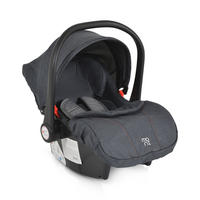 BABYSCHALE Trio i-Size grau (40 - 87cm) Adapter, Fußabdeckung, weiches Kissen - Grau, Kunststoff (44/68/44cm) - Moni