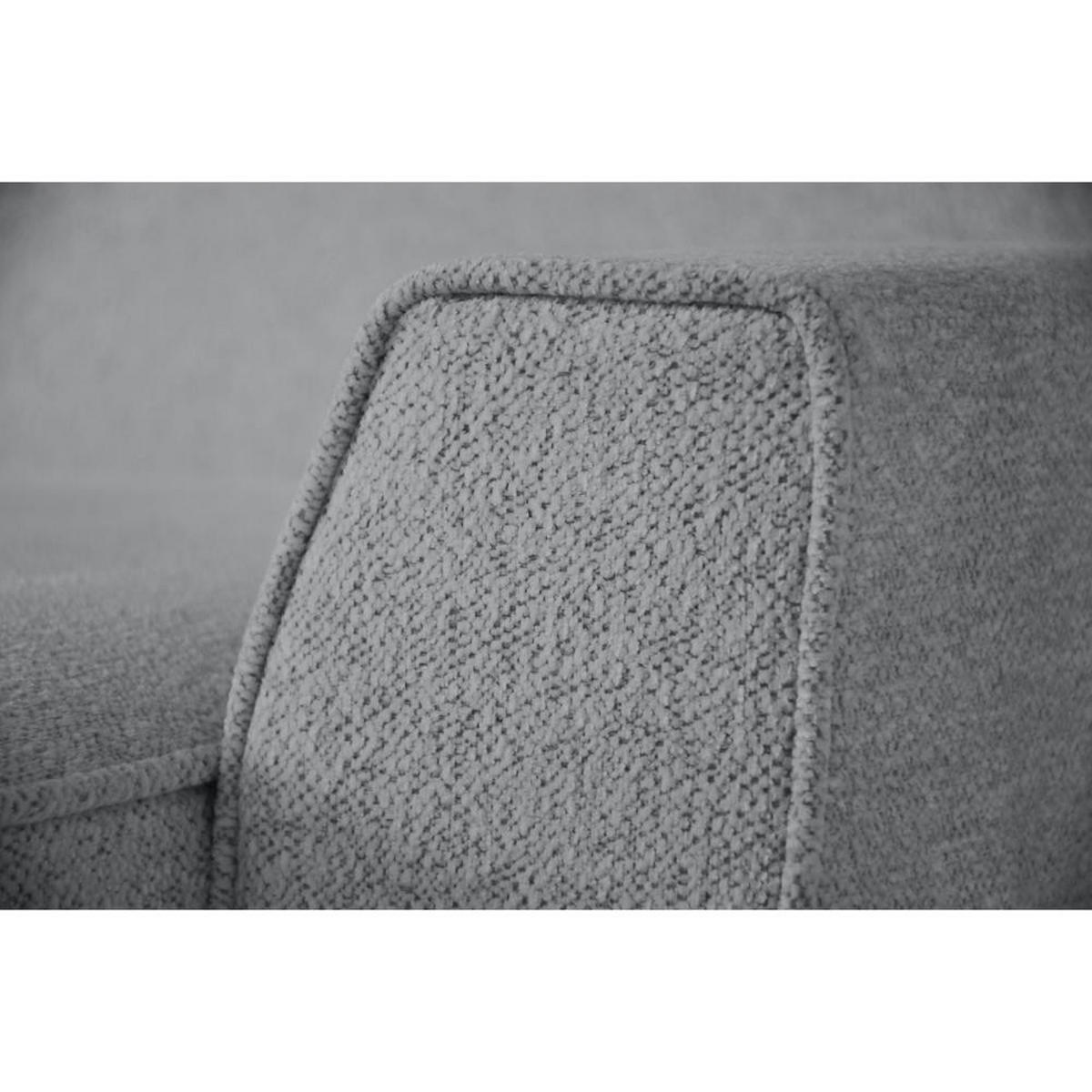 ECKSCHLAFSOFA Teramo grau - Schwarz/Grau, Kunststoff/Textil (235/150cm) - Beautysofa