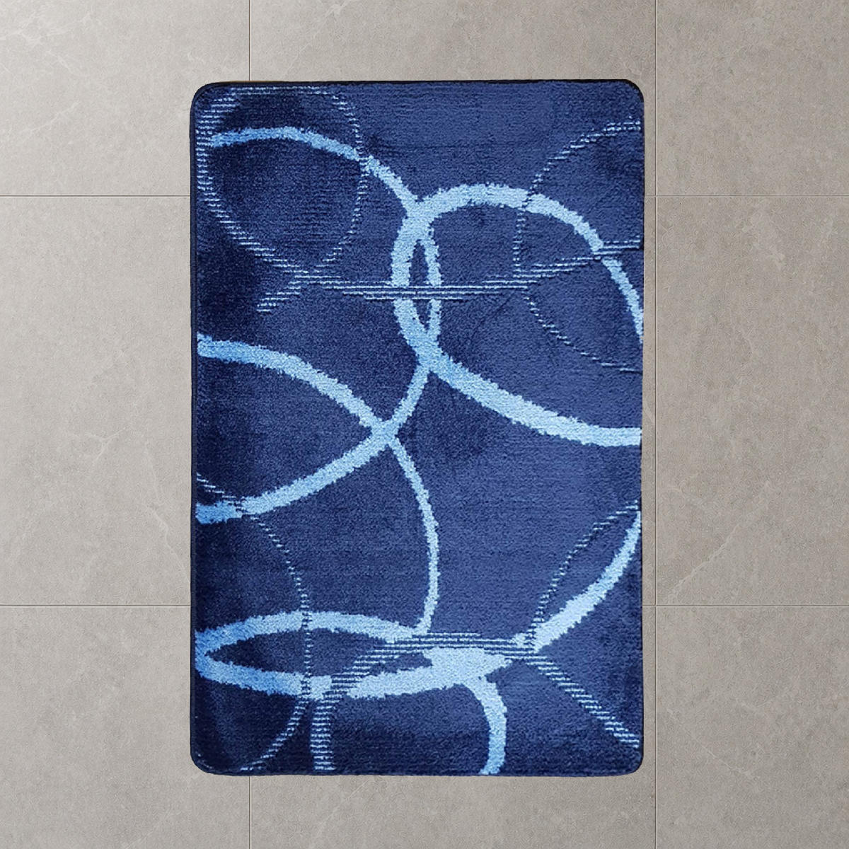 BADEMATTE 80/150cm BLAU - Blau, Textil (80/150cm) - ROLFNERS