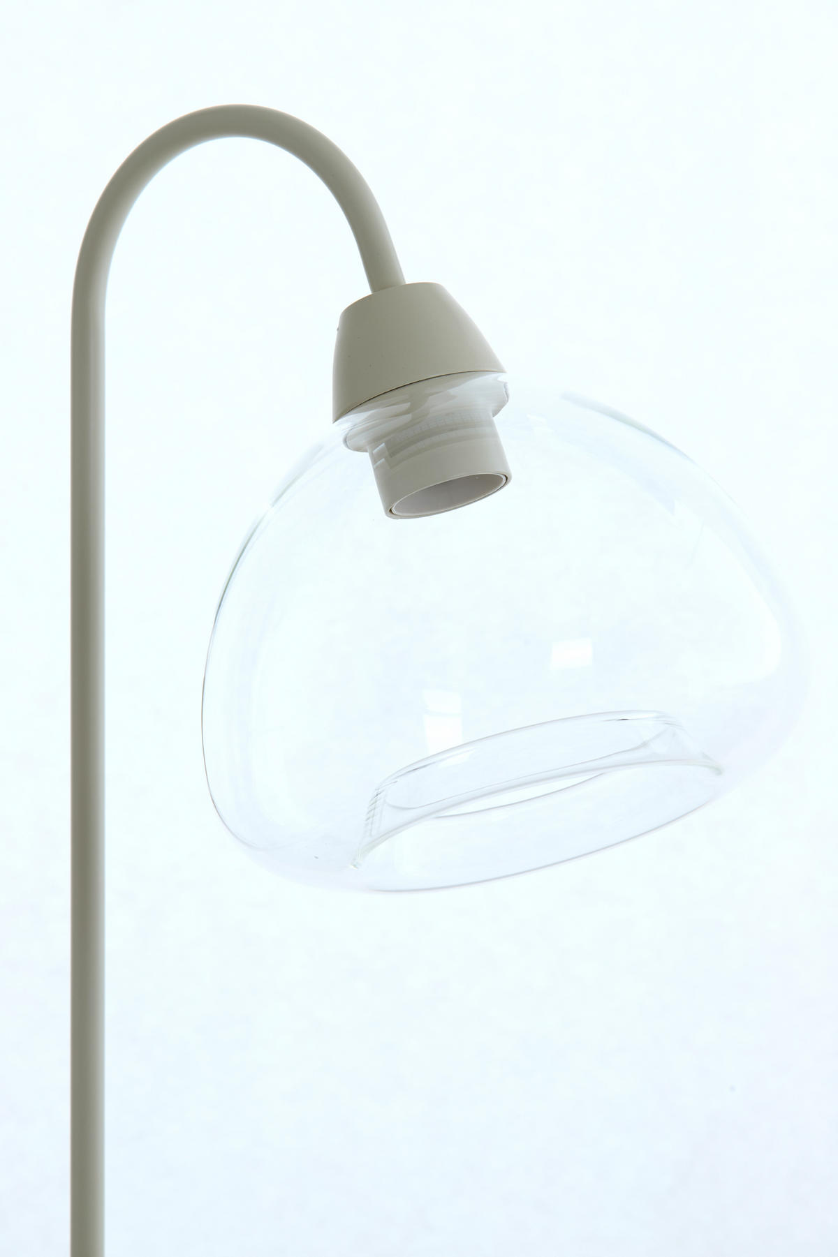 TISCHLAMPE Bisho Weiß Ø31,5/61 cm - Weiß, Glas (31.5/20/61cm) - Light & Living