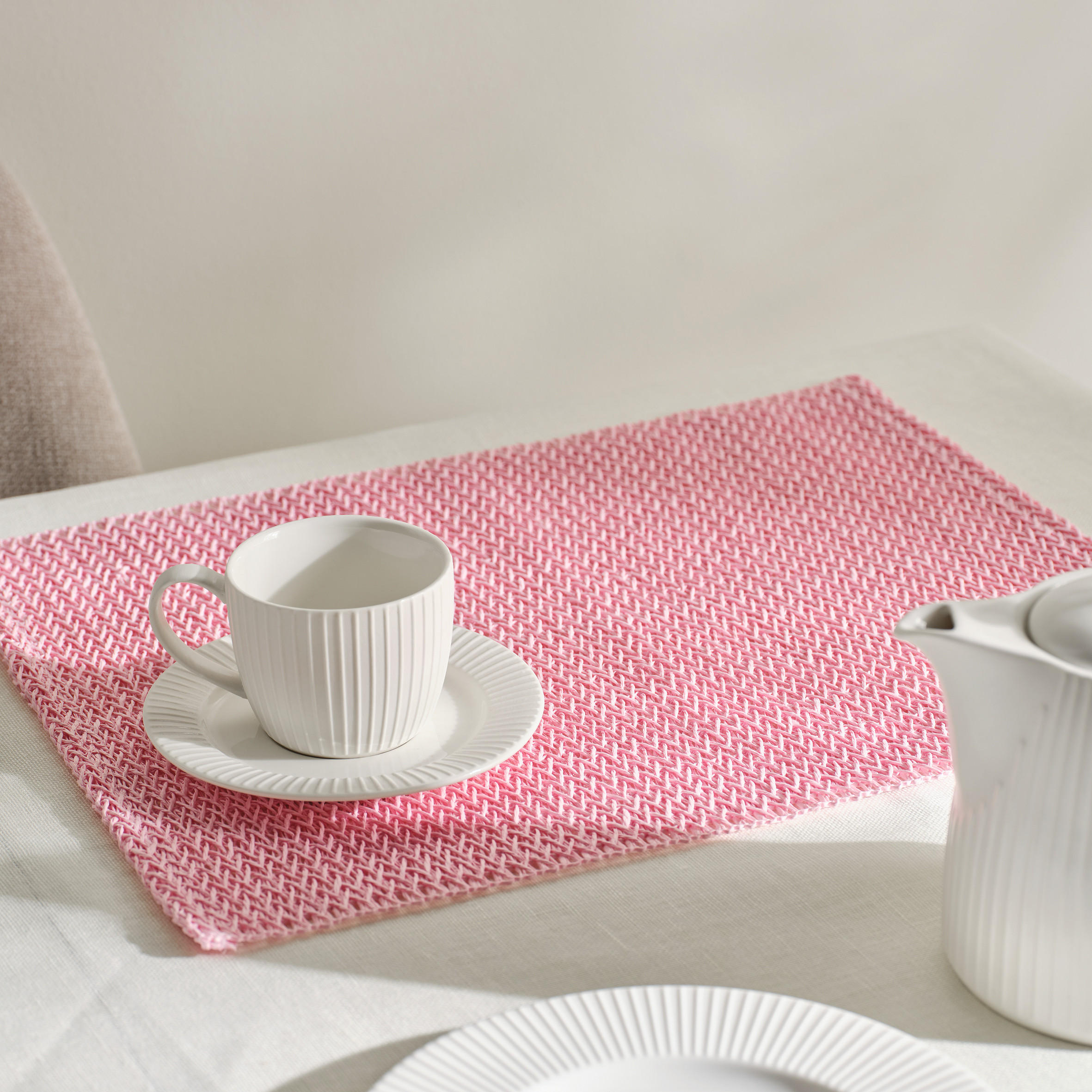 DEKORATIVES-TISCHSET Persis - Hellrosa, Papier (36/47/1cm) - home&you