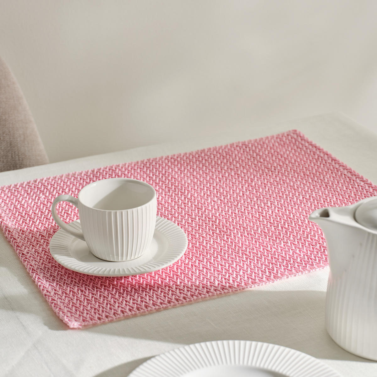 DEKORATIVES-TISCHSET Persis - Hellrosa, Papier (36/47/1cm) - home&you