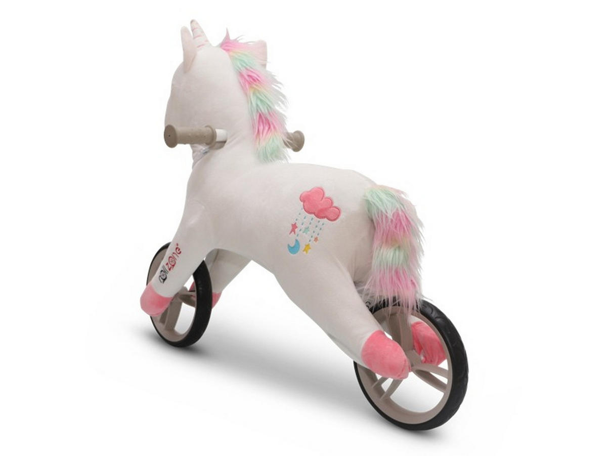 LAUFRAD Einhorn - Weiß, Kunststoff (63/15/52cm) - TPFLiving