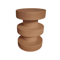 BEISTELLTISCH Braun 33/33/45 cm - Braun, Stein (33/33/45cm) - Mobili Rebecca