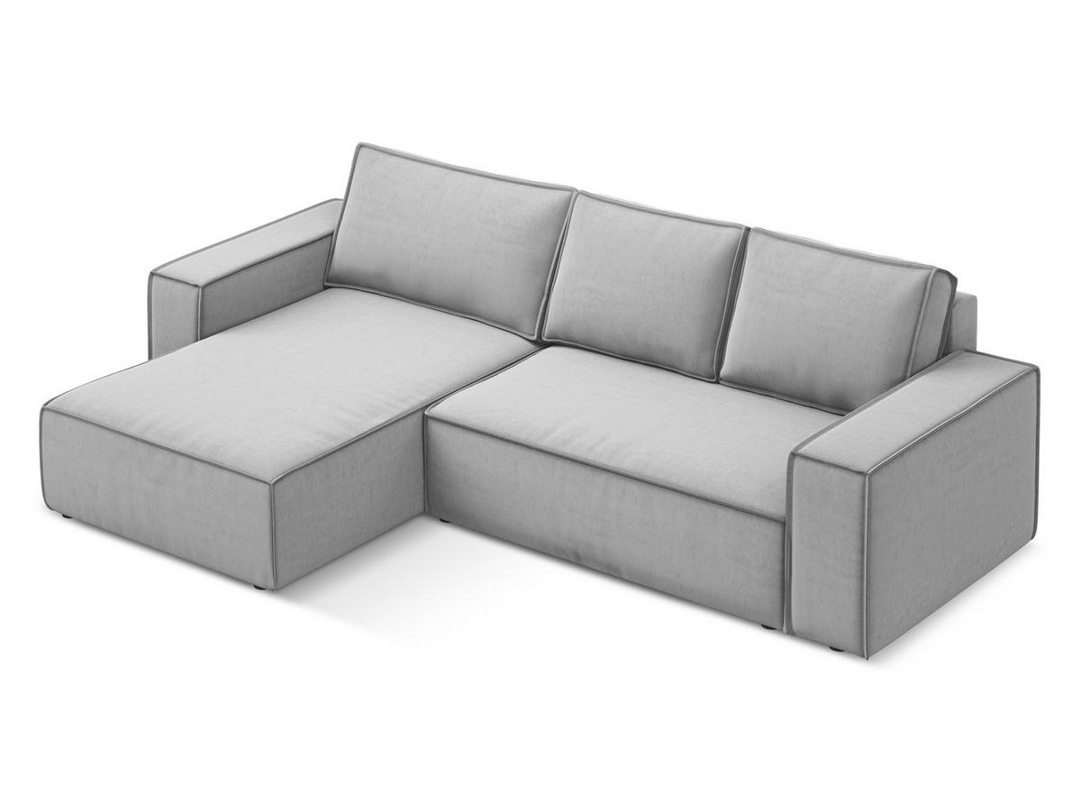 POUF Samt Stoff Blau - Blau/Schwarz, Textil/Metall (65/44/65cm) - Makamii