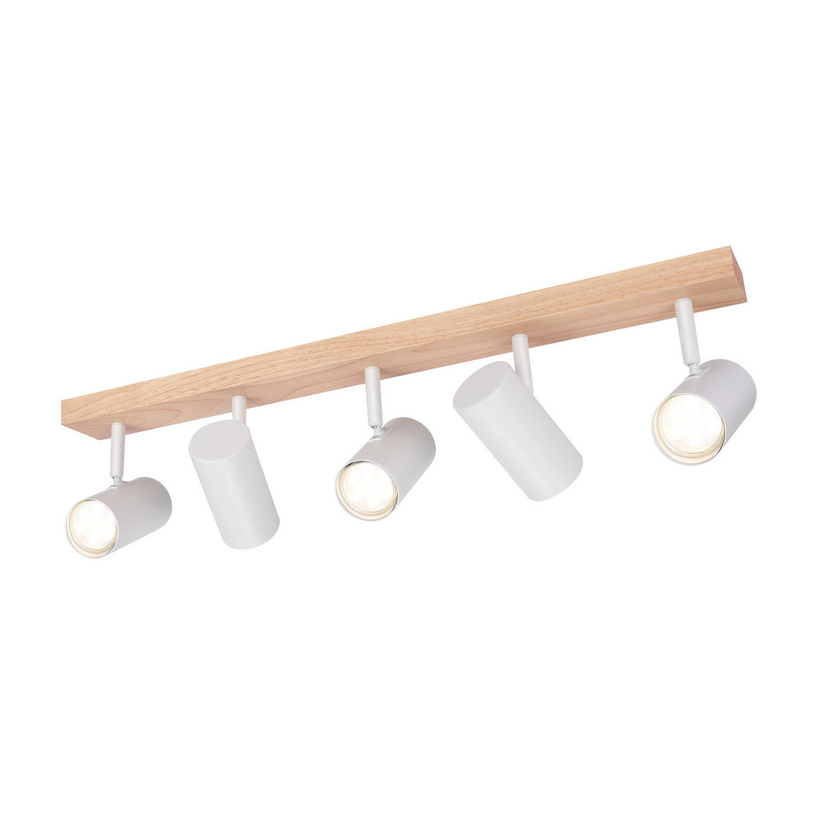 DECKENSTRAHLER Glorielle 10.5/14.3/63 cm - Weiß, Holz (63/10.5/14.3cm) - ZMH