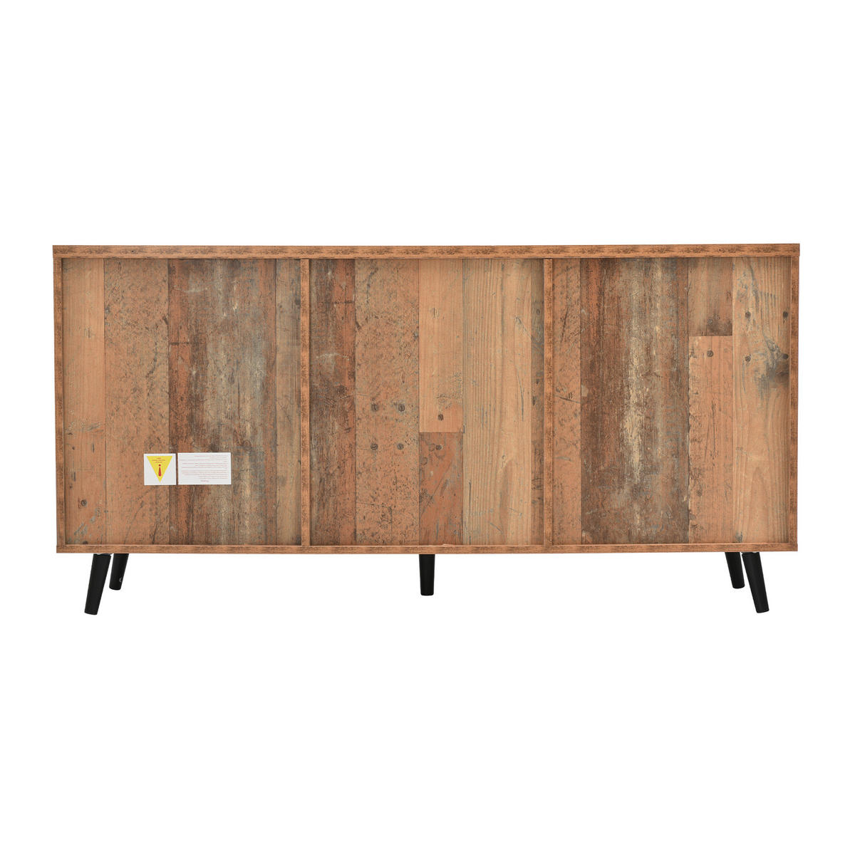 SIDEBOARD 140/35/70 cm in Antikbraun mit 3 Schubladen und verstellbaren Einlegeböden - Dunkelbraun, Holzwerkstoff (140/70/35cm) - Flora Grace