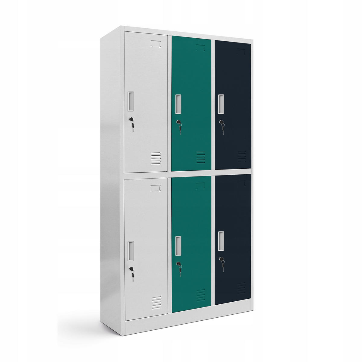 SCHLIESSFACHSCHRANK IGOR - Multicolor, Metall (90/185/45cm) - Jan Nowak