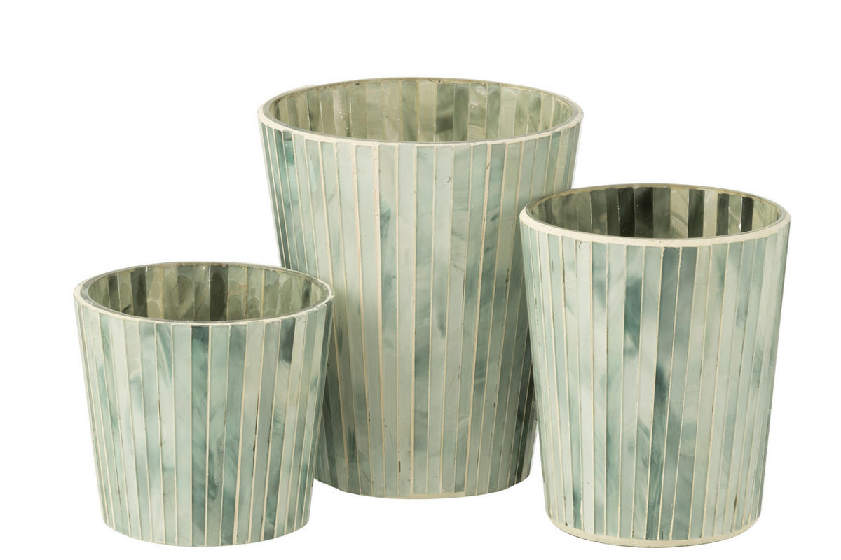 DUFTKERZE NOA - Blau - L - 75 Std. - Blau, Paraffin (15.5/18.5cm) - J-Line