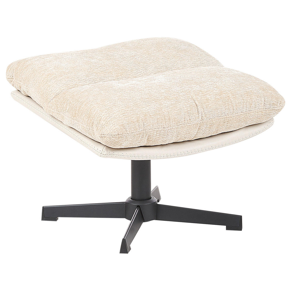 SESSEL Helles Beige Tovik - Beige/Schwarz, Textil (82/89/55cm) - Beliani