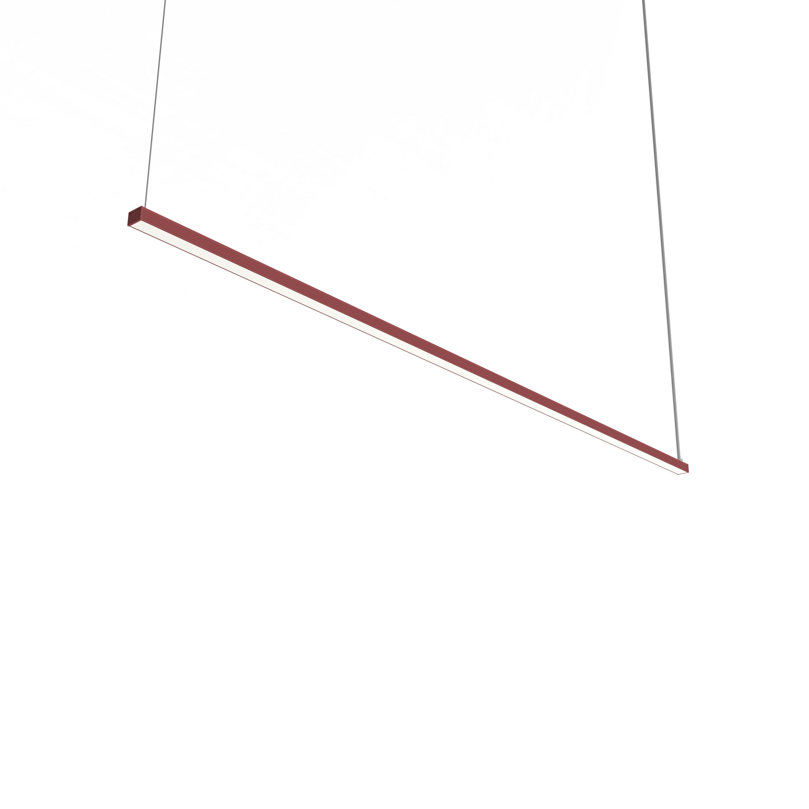 Lumicom Led-Hängeleuchte Rot 100x2x2 cm