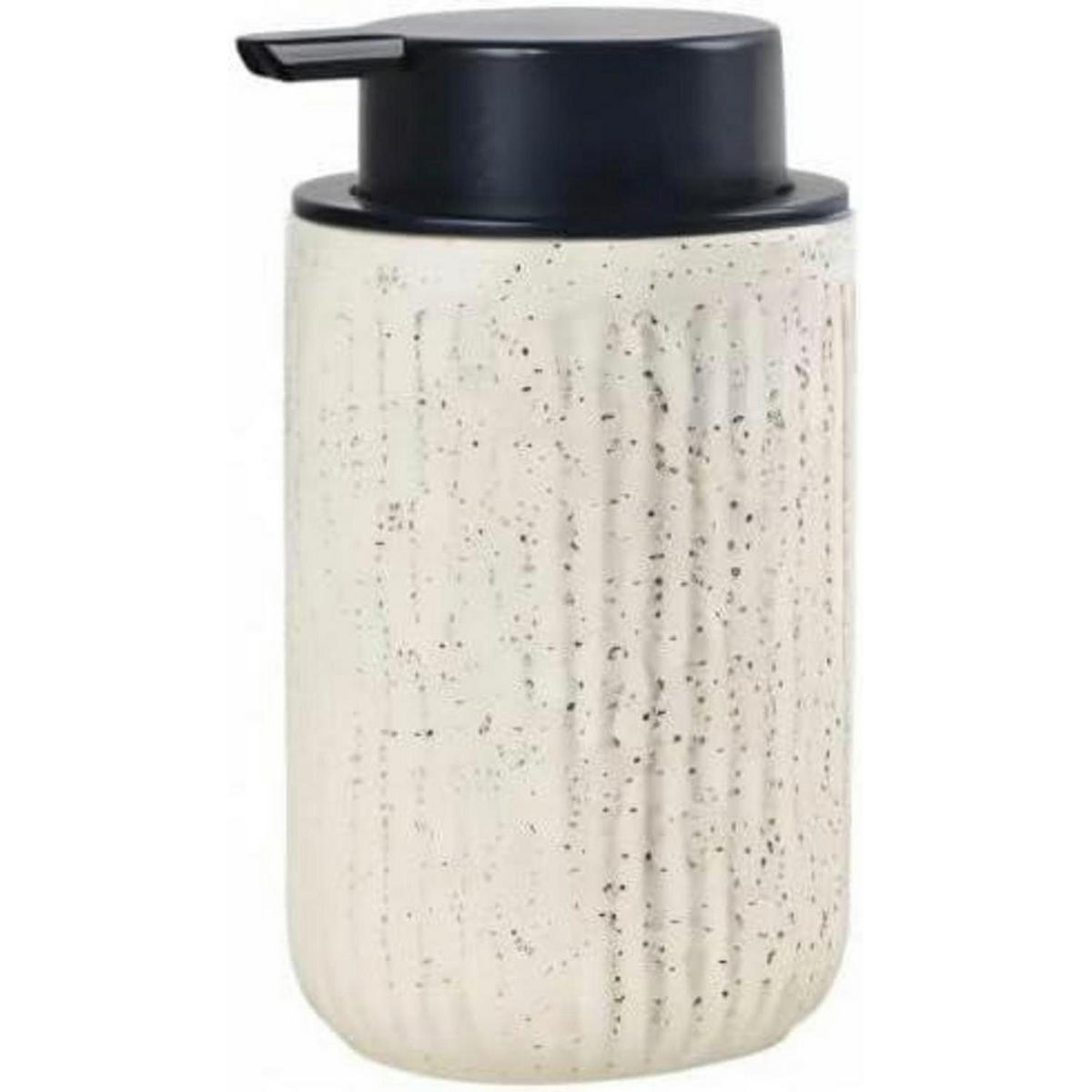 SEIFENSPENDER Keramik 350ml Pockennarbiges Beige - Beige, Keramik (8/14/8cm)
