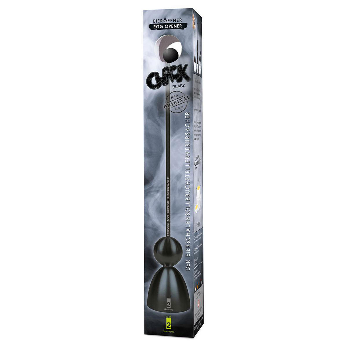 EIERSCHALENSOLLBRUCHVERURSACHER Clack Black Edition, Schwarz - Schwarz, Metall (4.5/29.5/4.5cm) - Take2