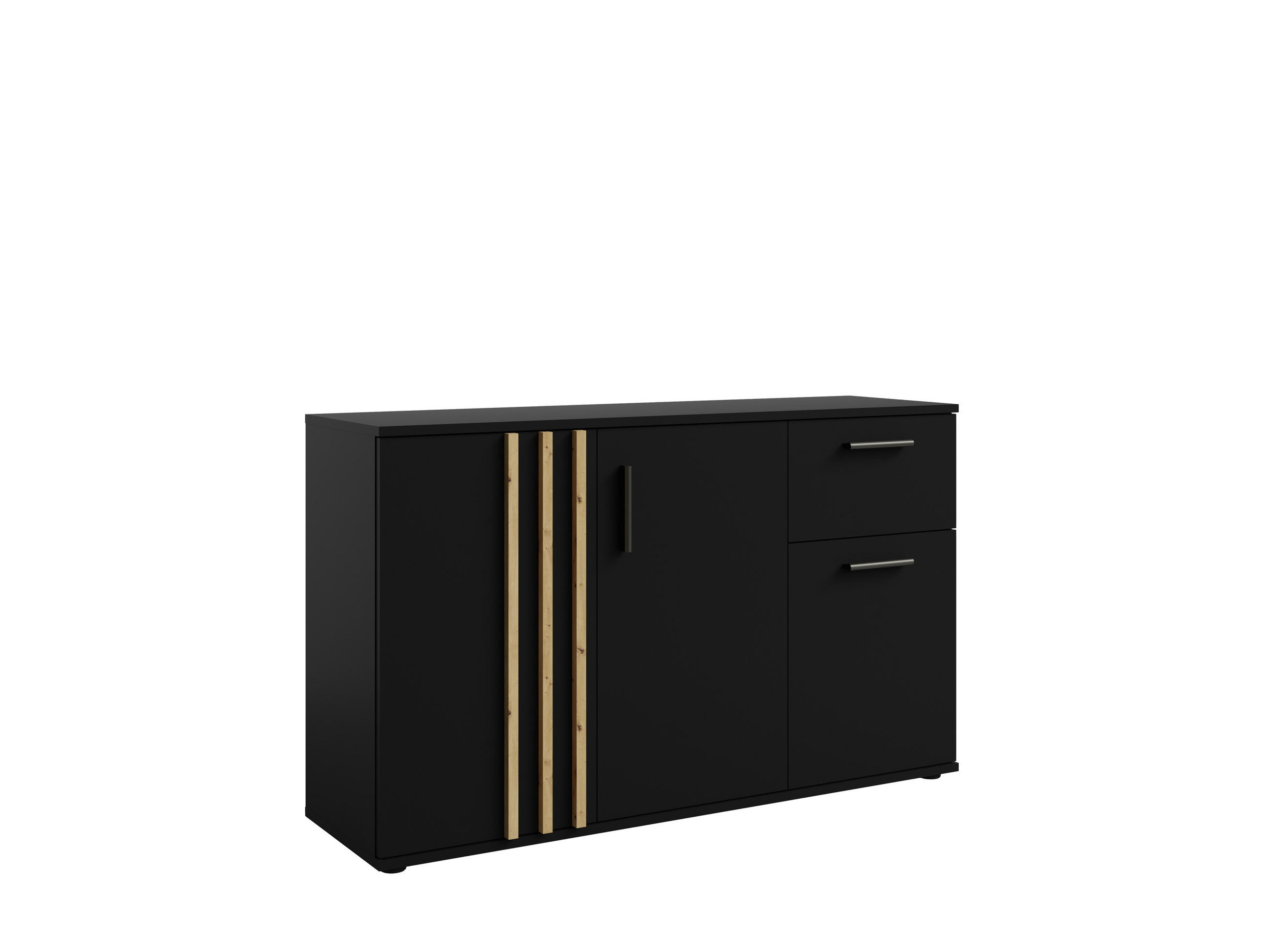 Raumhirsch Furniture Kommode Schwarz 120x73x35 cm