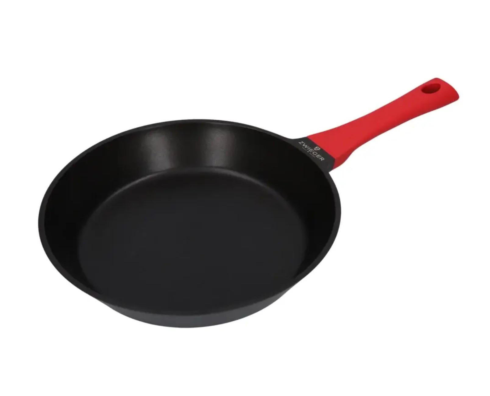 BRATPFANNE Obsidian Rot 28/28/6 cm Metall - Rot/Schwarz, Metall (28cm) - Mondex