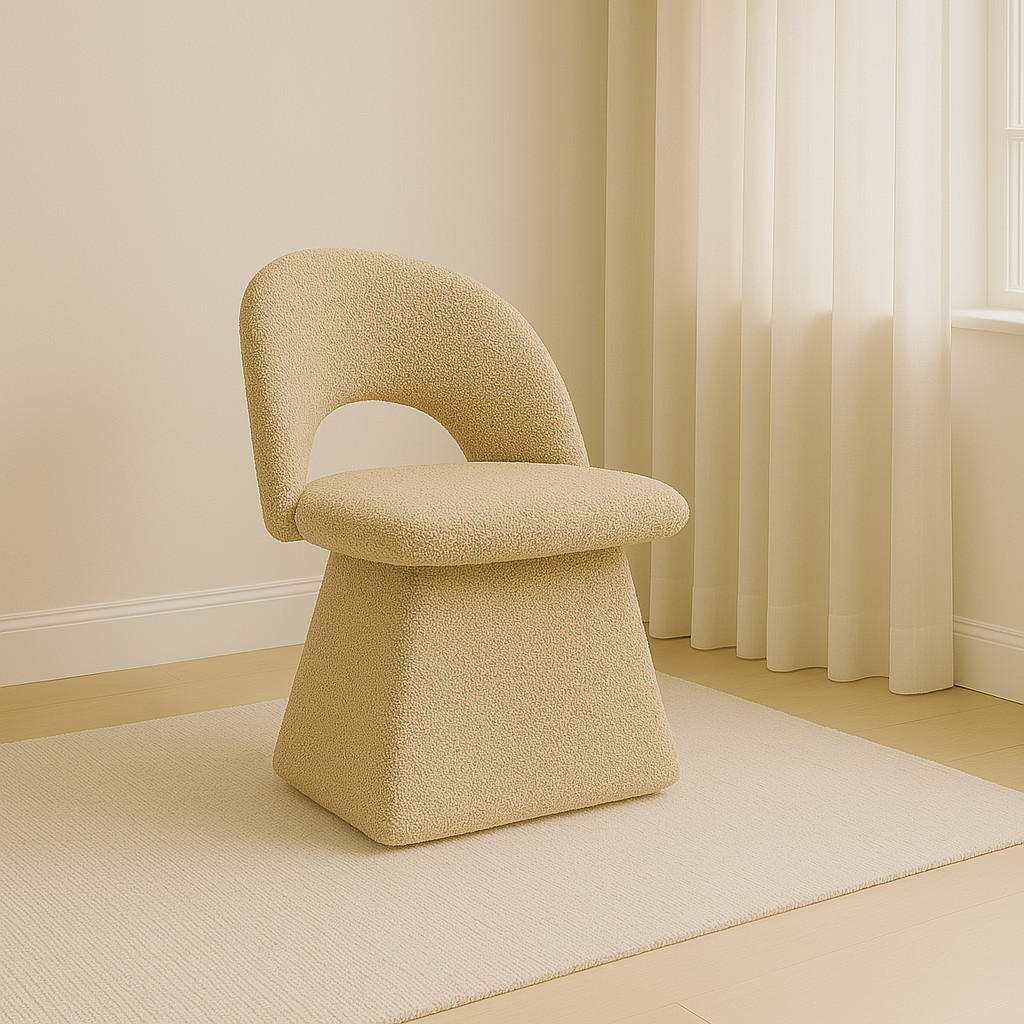 STUHL Abisso Mils Stoff Catch Me Kein Drehgelenk Beige - Beige, Holz (52/79/57cm) - Kaiser Möbel