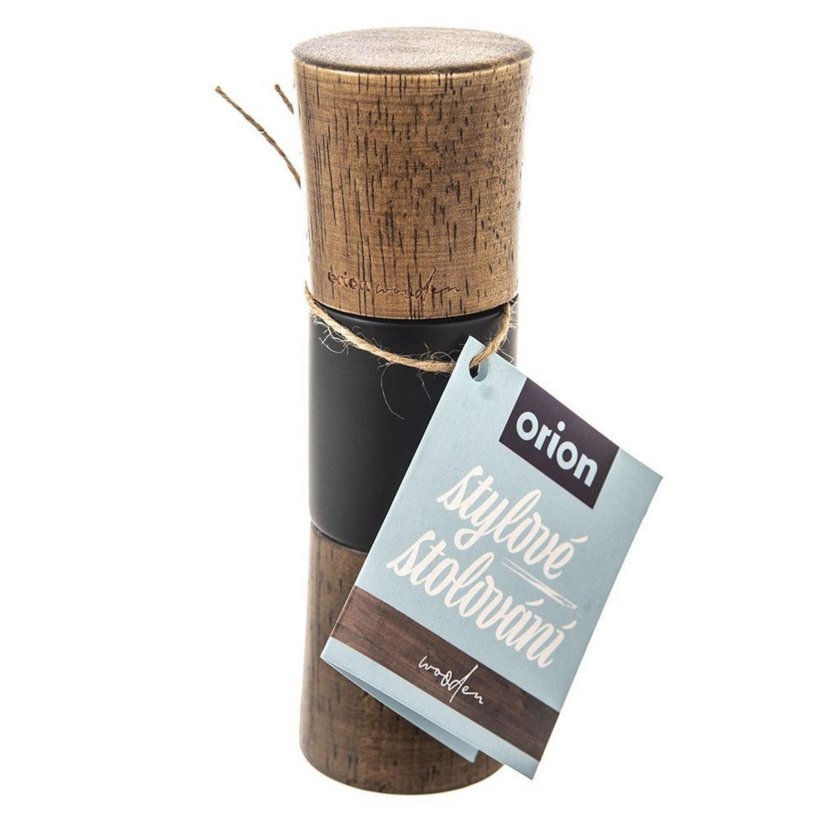 GEWÜRZMÜHLE Schwarz - Schwarz, Holz (5/15.5/5cm) - Orion 