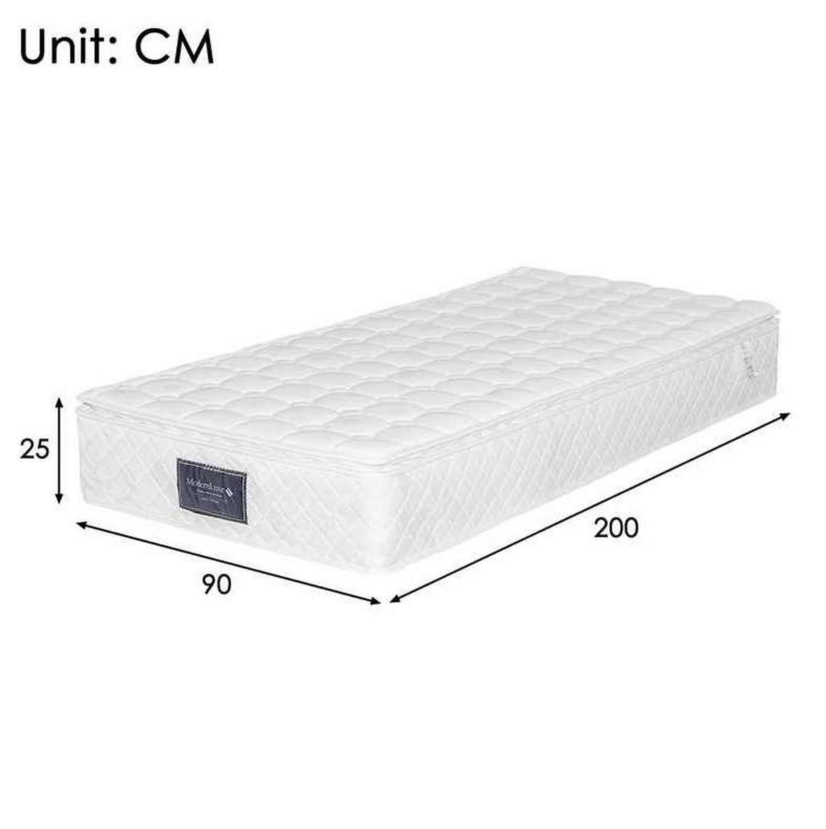 POLSTERBETT 90/200 cm grau aus Leinen mit LED, Stauraum und Matratze - Grau, Textil (90/200cm) - OKWISH