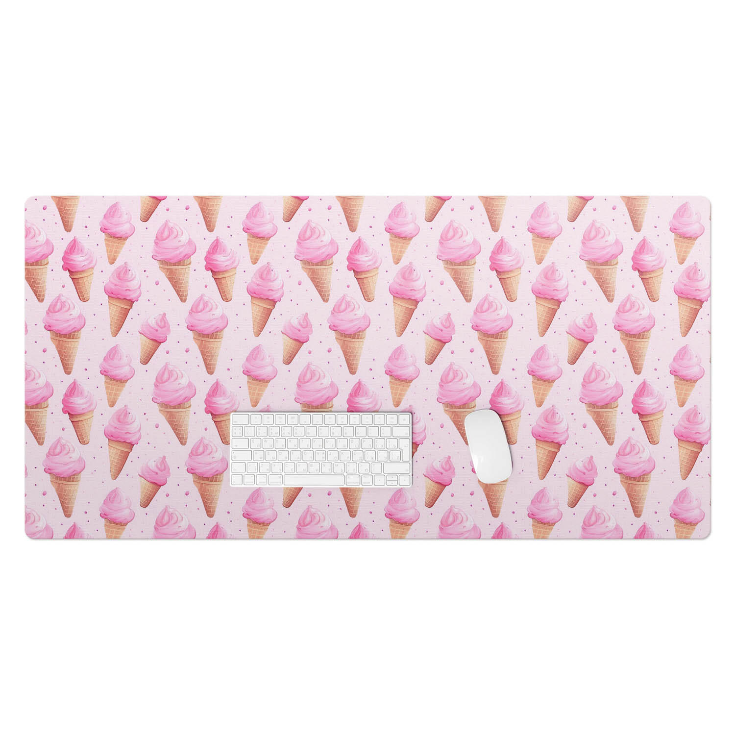 SCHREIBTISCHUNTERLAGE 120x60 cm Rosa - Hellrosa, Kunststoff (120/60/1.6cm) - Wallfluent